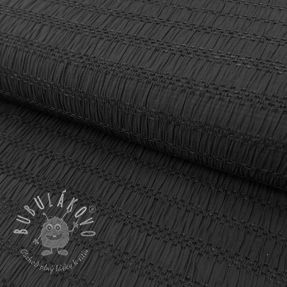 Viskóza CHENILLE JACQUARD black