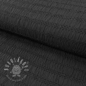 Viskóza CHENILLE JACQUARD black