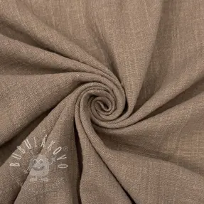 Bavlnená látka SLUB WASHED taupe