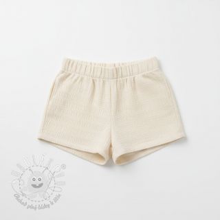 Viskóza CHENILLE JACQUARD ecru