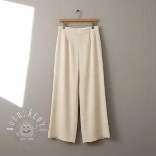Viskóza CHENILLE JACQUARD ecru