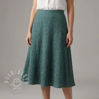 Viskóza CHENILLE JACQUARD sage