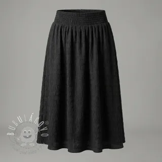 Viskóza CHENILLE JACQUARD black