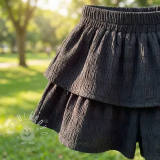 Viskóza CHENILLE JACQUARD black