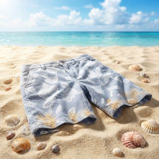 Bavlnená látka YARN DYED Stripes JACQUARD Flowers navy