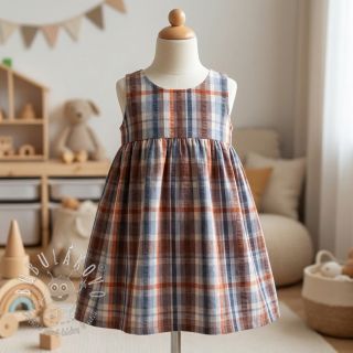 Bavlnená látka SEERSUCKER YARN DYED Checks blue