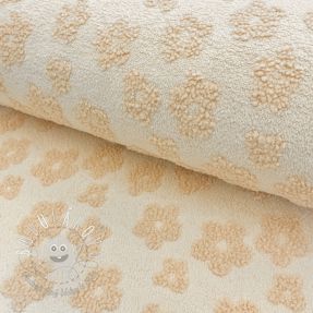 Froté Knitted flowers ecru