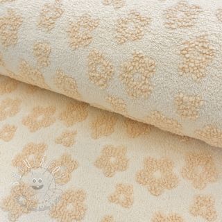 Froté Knitted flowers ecru