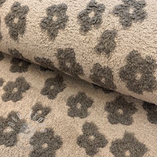 Froté Knitted flowers sand