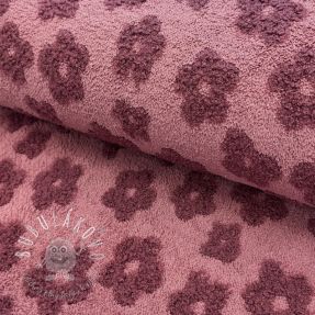 Froté Knitted flowers old pink
