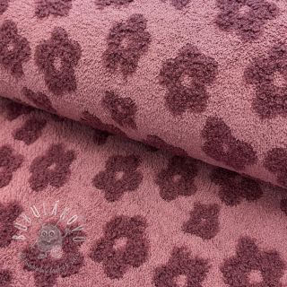 Froté Knitted flowers old pink