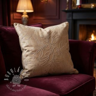 Semiš Tape flower beige