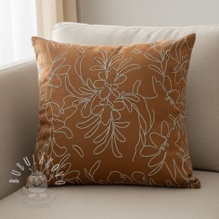 Semiš Tape flower cinnamon