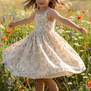Bavlnená látka VOILE EMBROIDERY Kiara off white