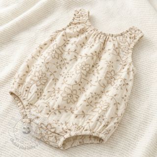 Bavlnená látka VOILE EMBROIDERY Kiara off white