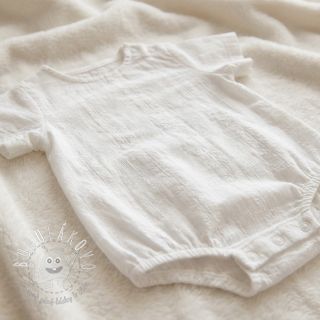 Bavlnená látka DOBBY Stripe off white
