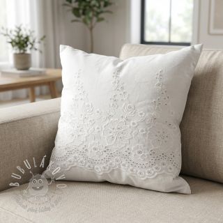 Bavlnená látka EMBROIDERY Leon border