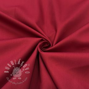 Bavlnená látka s viskózou wine red
