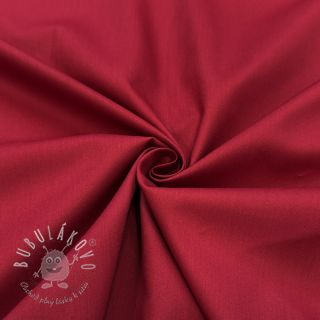 Bavlnená látka s viskózou wine red