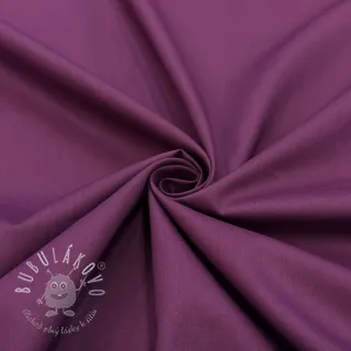Bavlnená látka s viskózou aubergine