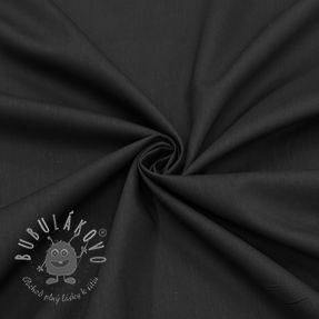 Bavlnená látka s viskózou black