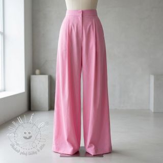 Bavlnená látka s viskózou light pink