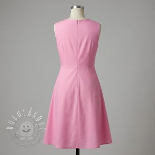 Bavlnená látka s viskózou light pink