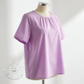 Bavlnená látka s viskózou lilac