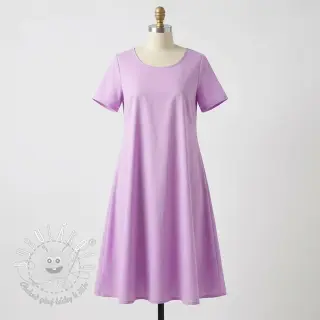 Bavlnená látka s viskózou lilac