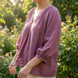 Bavlnená látka s viskózou grape