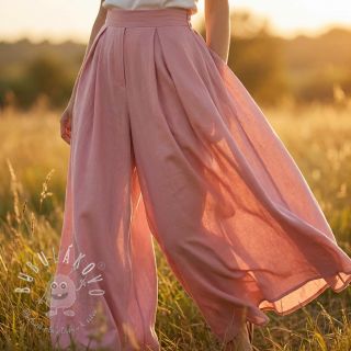 Bavlnená látka s viskózou light rose
