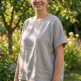 Bavlnená látka s viskózou light grey