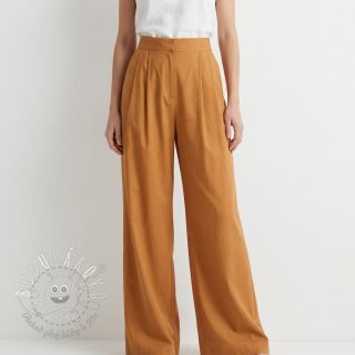 Bavlnená látka s viskózou bronze