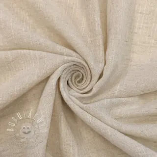 Bavlnená látka s ľanom SLUB WASHED natural