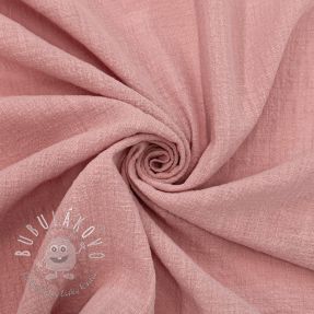 Bavlnená látka SLUB WASHED old rose