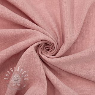 Bavlnená látka SLUB WASHED old rose
