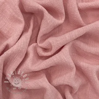 Bavlnená látka SLUB WASHED old rose