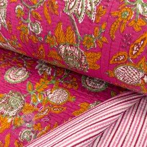 Bavlnená látka QUILT Gange fuchsia
