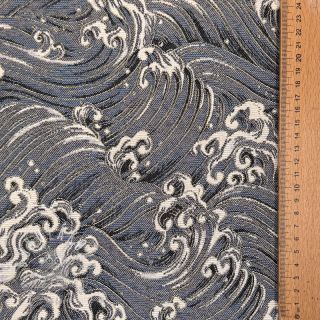 Dekoračná látka jacquard Swell allover argent