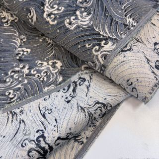 Dekoračná látka jacquard Swell allover argent