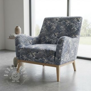 Dekoračná látka jacquard Swell allover argent