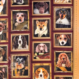 Dekoračná látka Dogs golden age digital print
