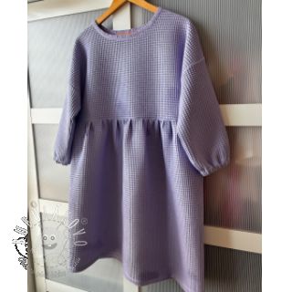 Bavlna s vaflovou väzbou bright lilac