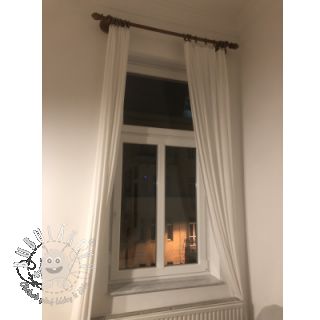 Bavlnená látka s ľanom off white