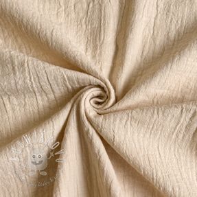 Dvojitá gázovina/mušelín SLUB SIMPLY NATURAL