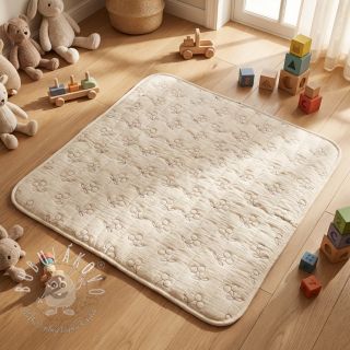 Dvojitá gázovina/mušelín STEPPED Cherries natural