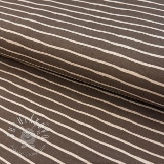 Úplet Stripes taupe