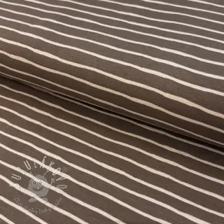 Úplet Stripes taupe