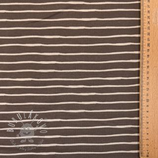 Úplet Stripes taupe