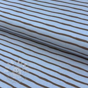 Úplet Stripes dusty blue